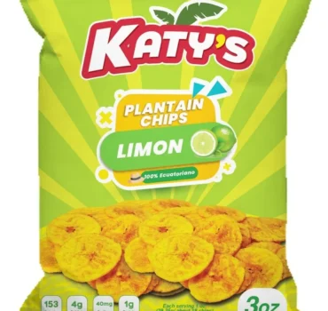 KATY'S PLANTAIN LIMON 6/3oz 18oz